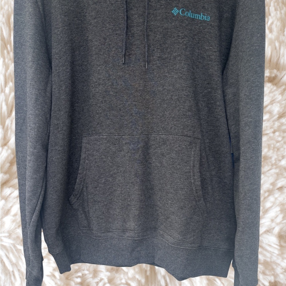 Columbia Men's Charcoal Hoodie Sweater - Picture 4 of 7